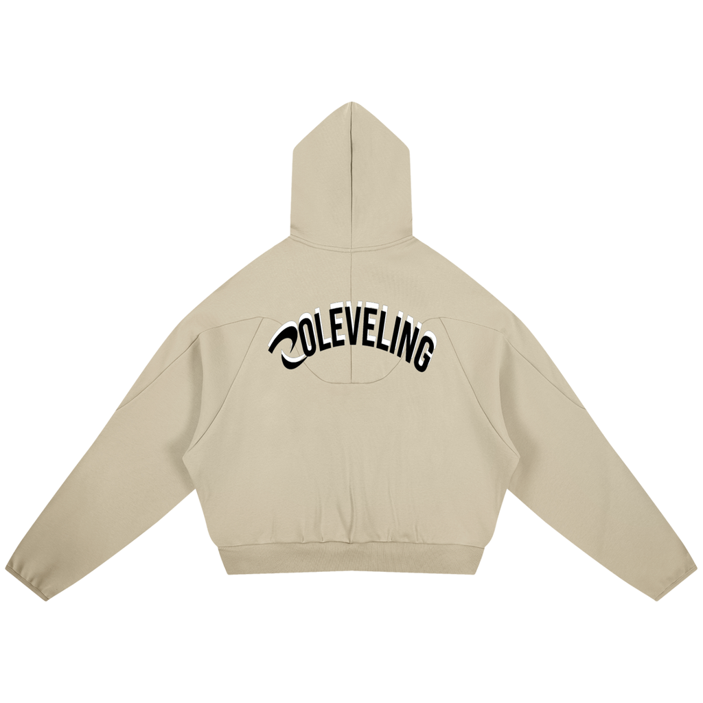 Curved Panel Raglan Hoodie
