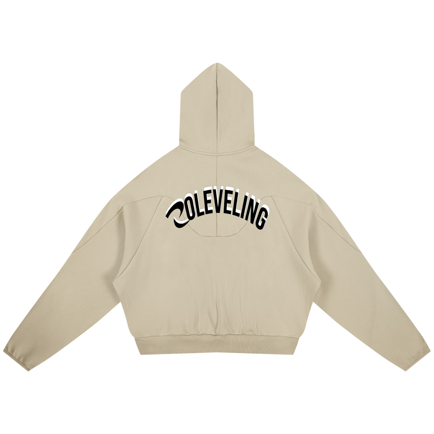 Curved Panel Raglan Hoodie