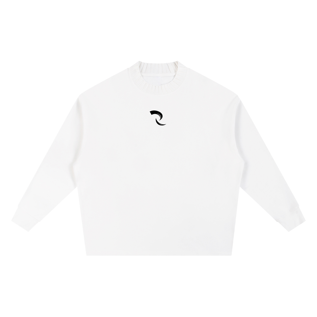 Knitted Round Neck Oversize Sweatshirt