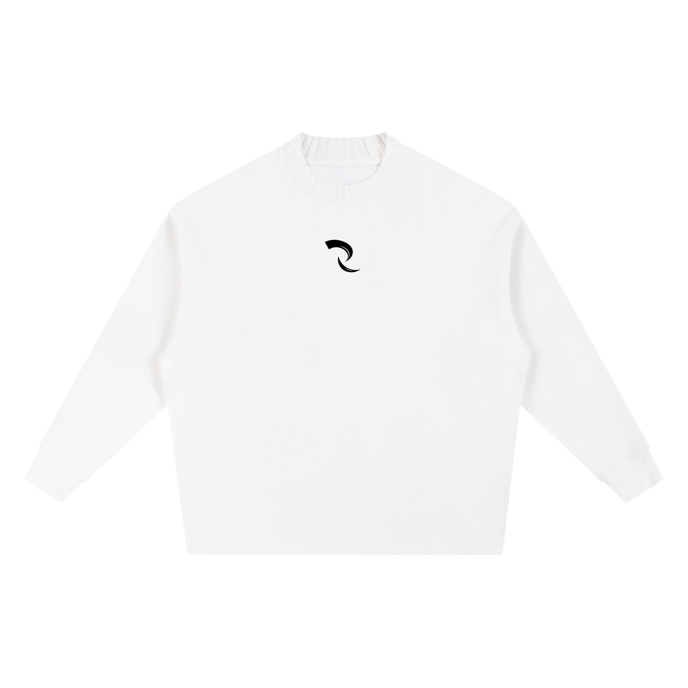 Knitted Round Neck Oversize Sweatshirt