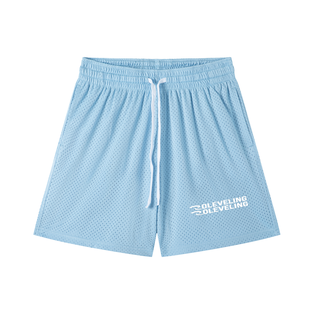 Mesh Drawstring Shorts