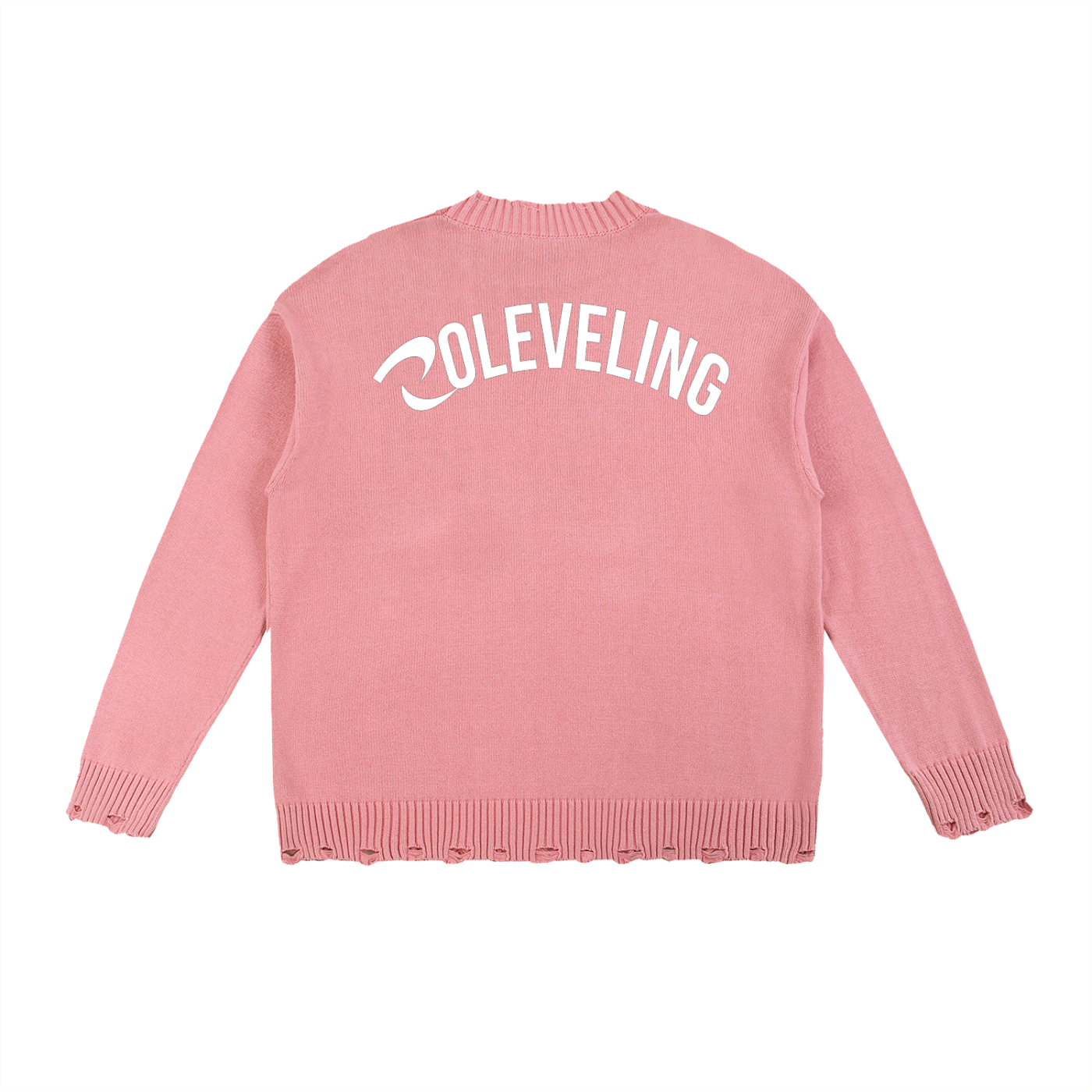 RLV- LEVEL 01/Vintage Washed Hand-Frayed Sweater