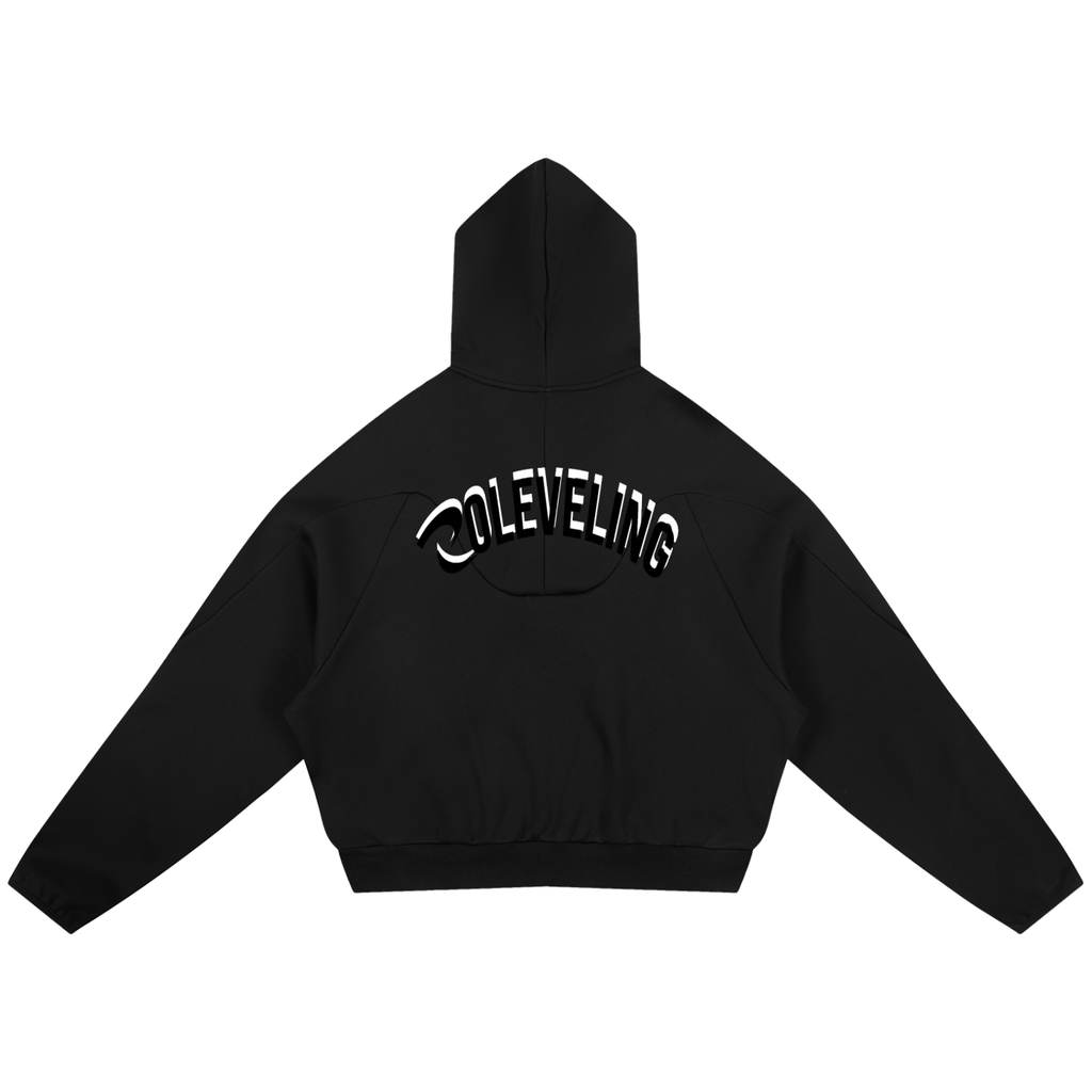 Curved Panel Raglan Hoodie