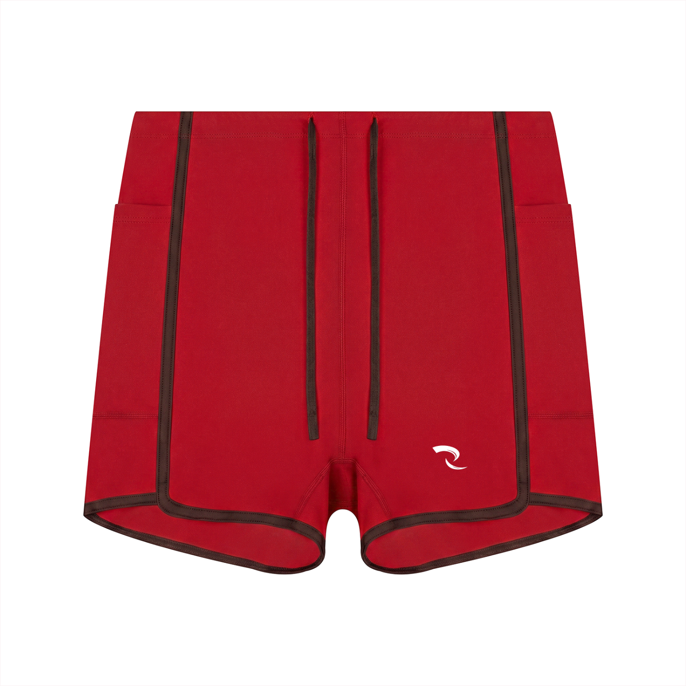 Women's High Rise Color Block Yoga Shorts
