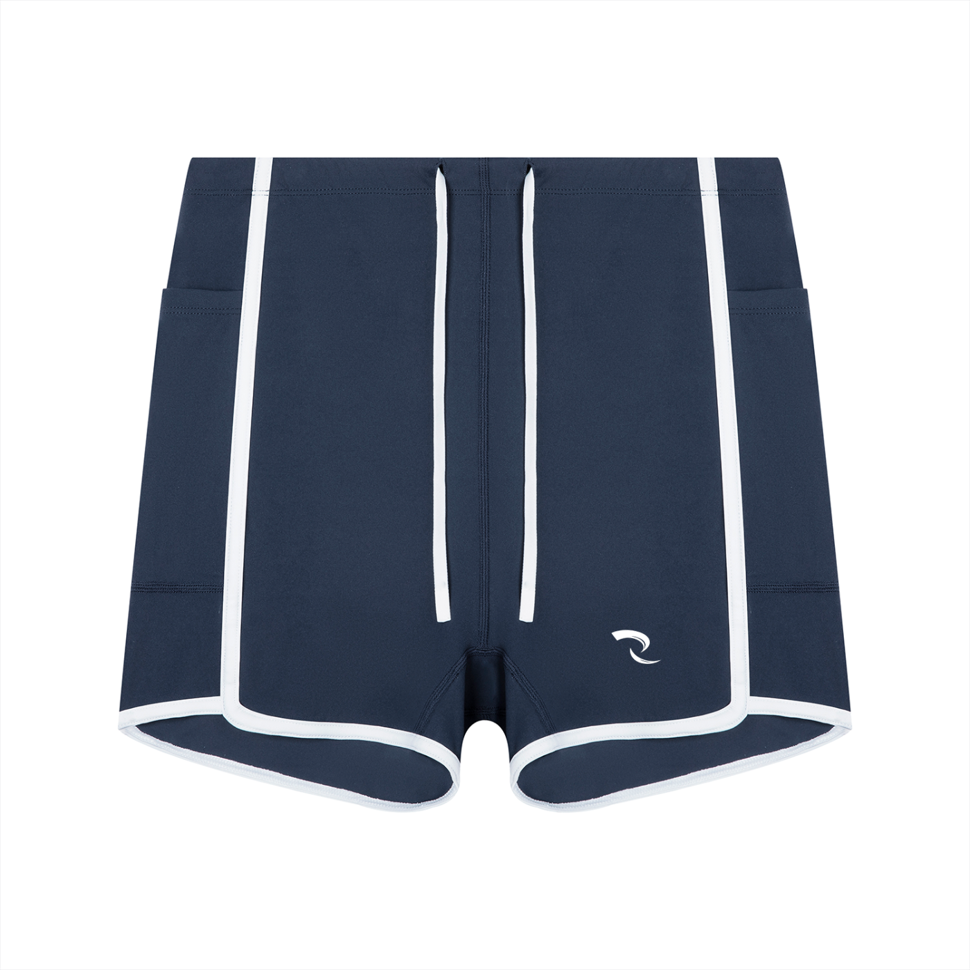 Women's High Rise Color Block Yoga Shorts