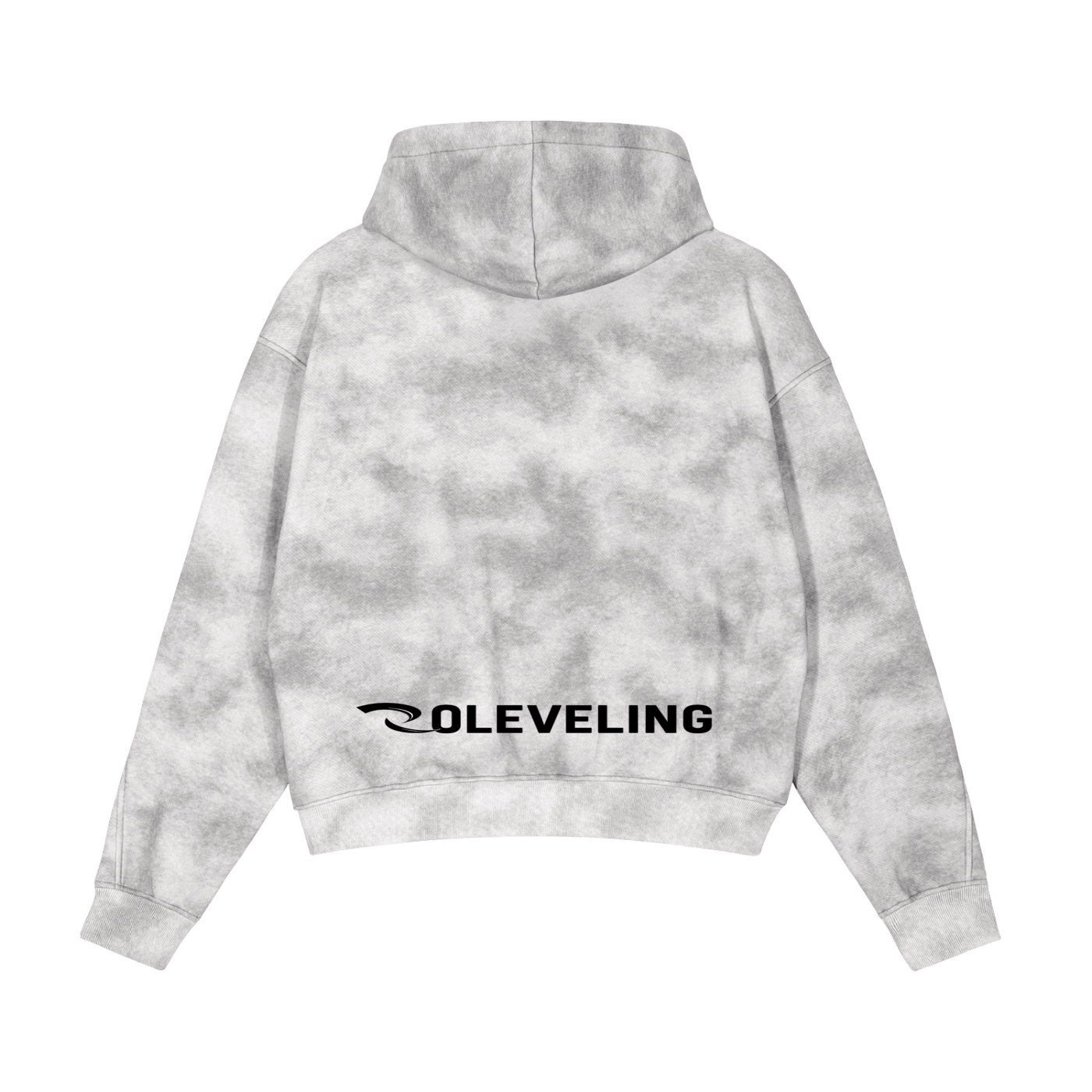 Dirty Washed Zip-Up Fleece Hoodie