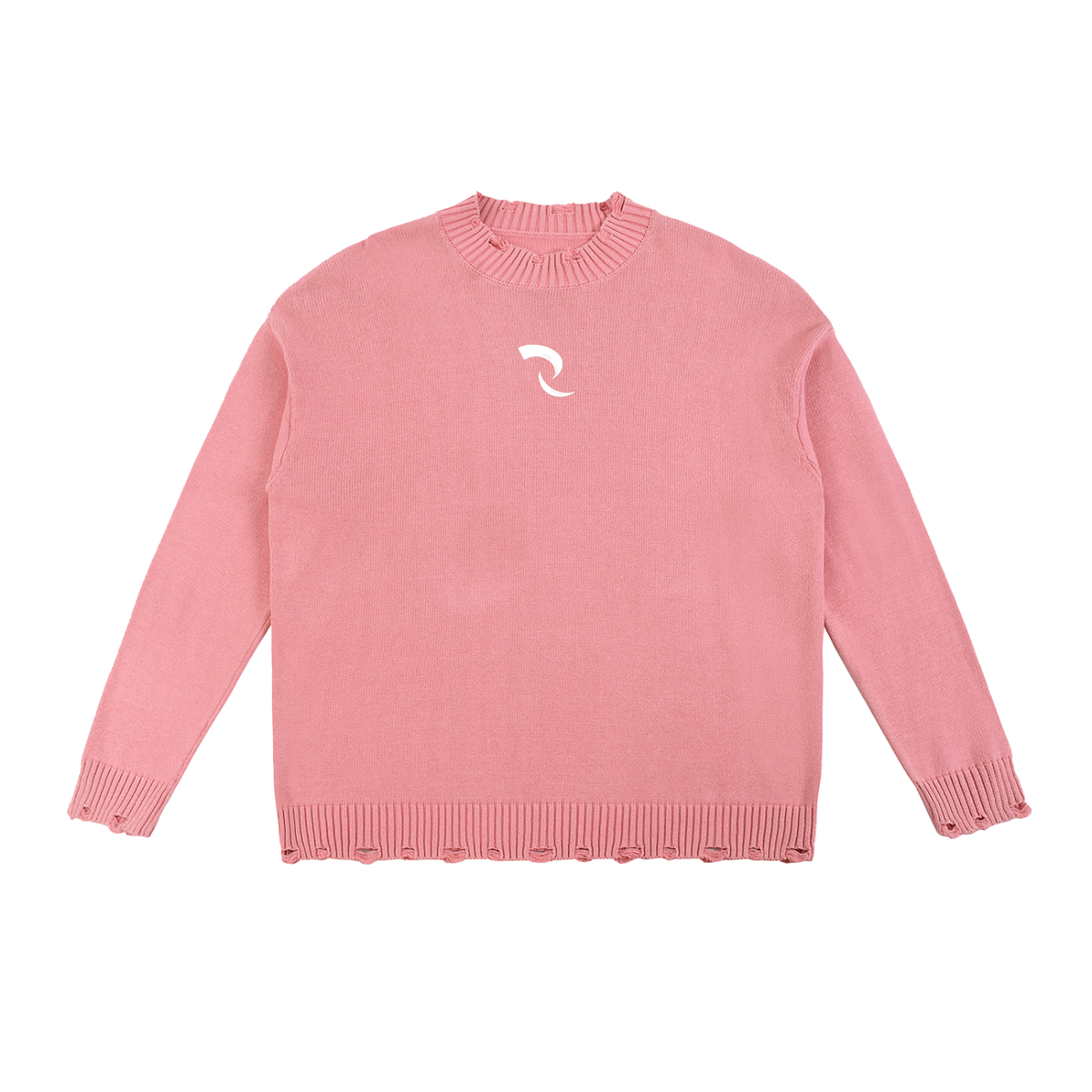 RLV- LEVEL 01/Vintage Washed Hand-Frayed Sweater