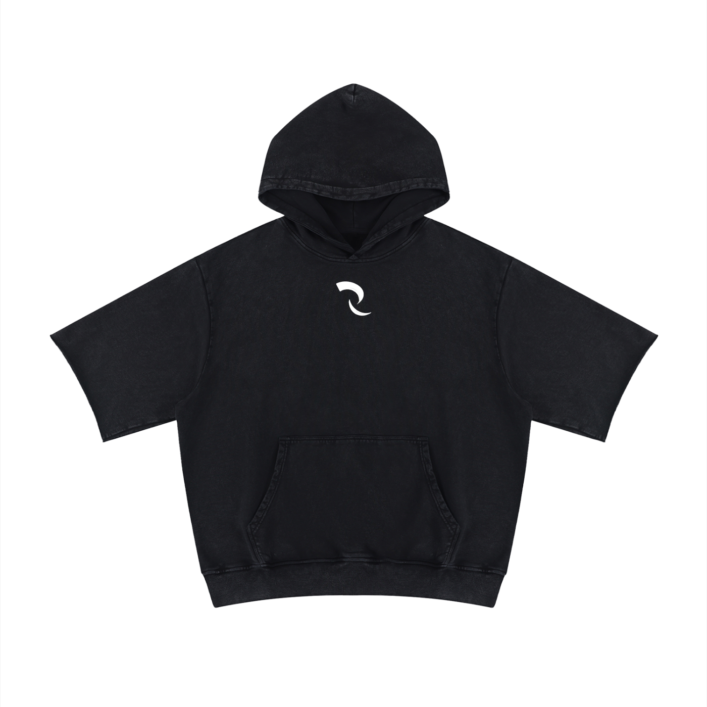 RLV-LEVEL 01/Mineral Wash Short Sleeve Hoodie