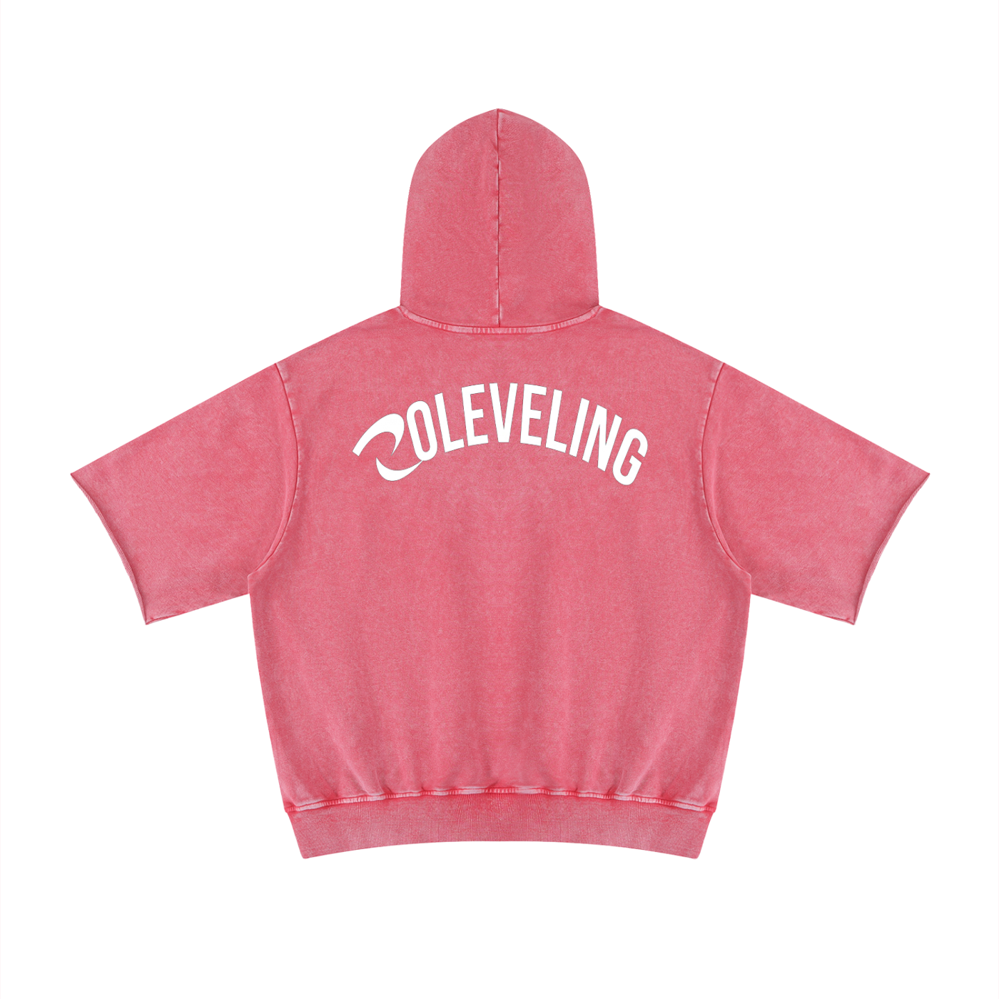 RLV-LEVEL 01/Mineral Wash Short Sleeve Hoodie