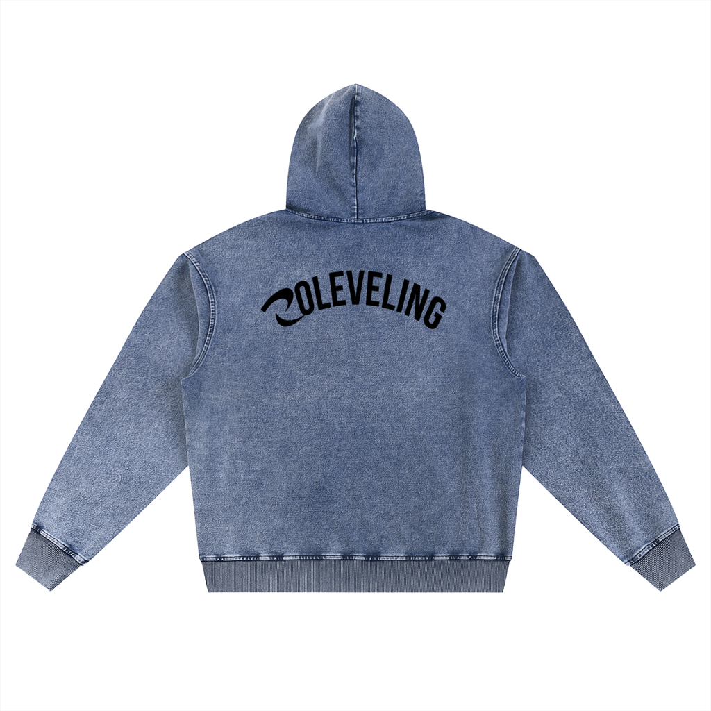 Snow Wash Oversized Hoodie