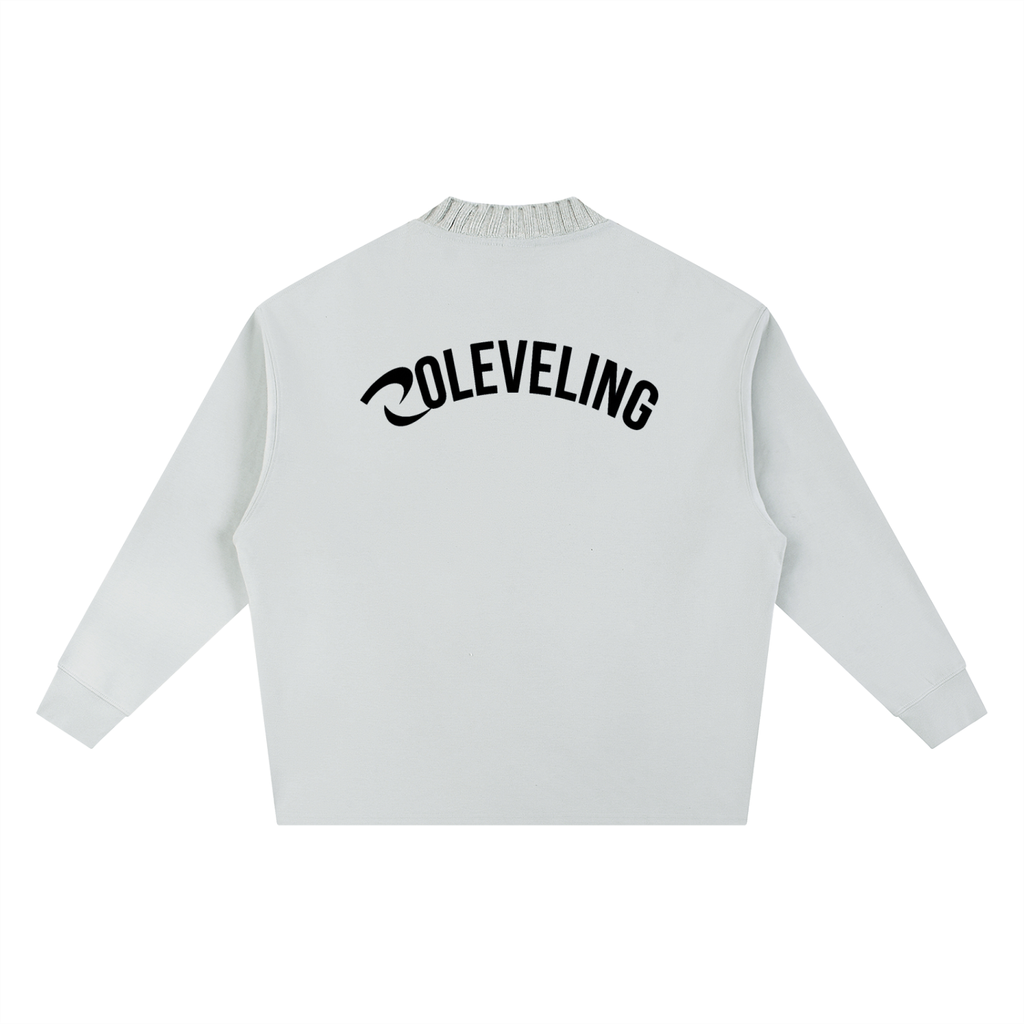 Knitted Round Neck Oversize Sweatshirt