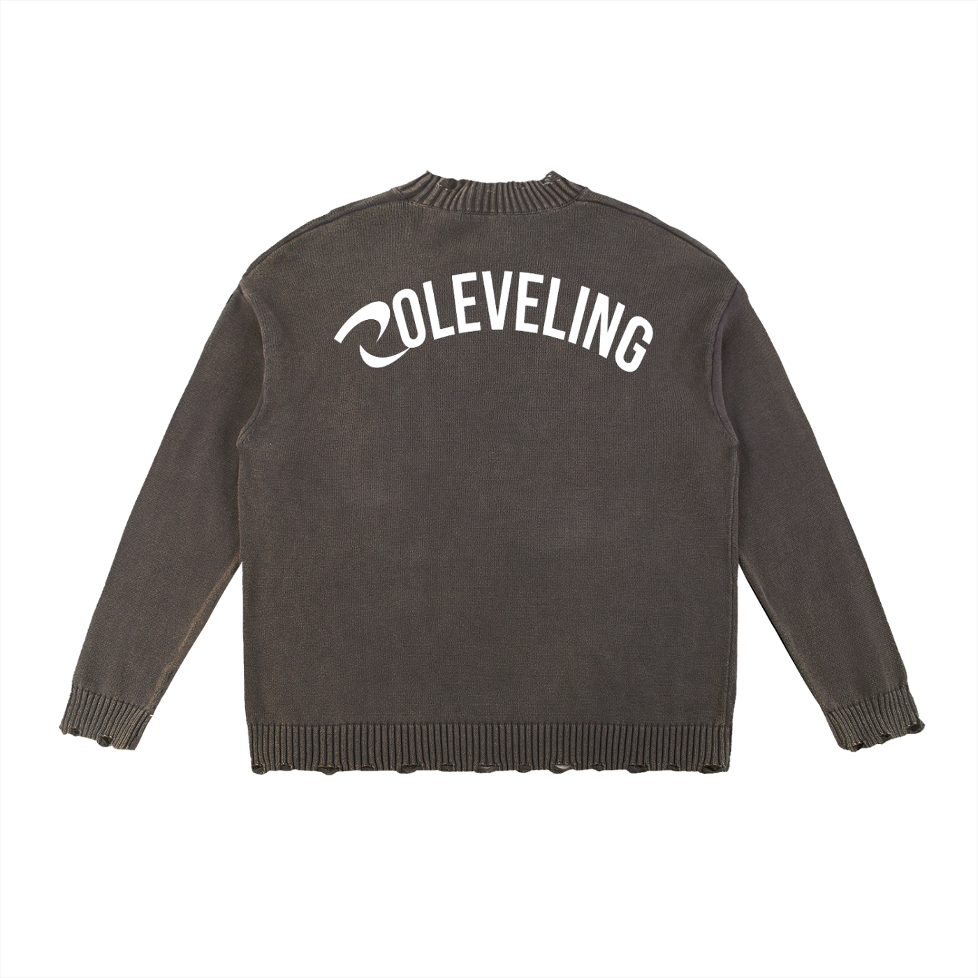 RLV- LEVEL 01/Vintage Washed Hand-Frayed Sweater