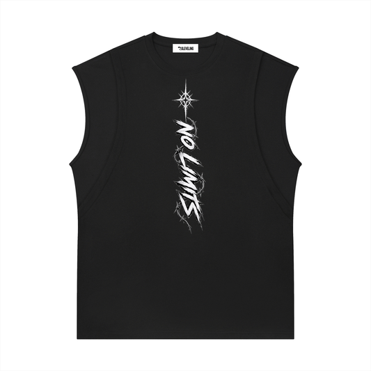 KURO-Spliced Panel Sleeveless