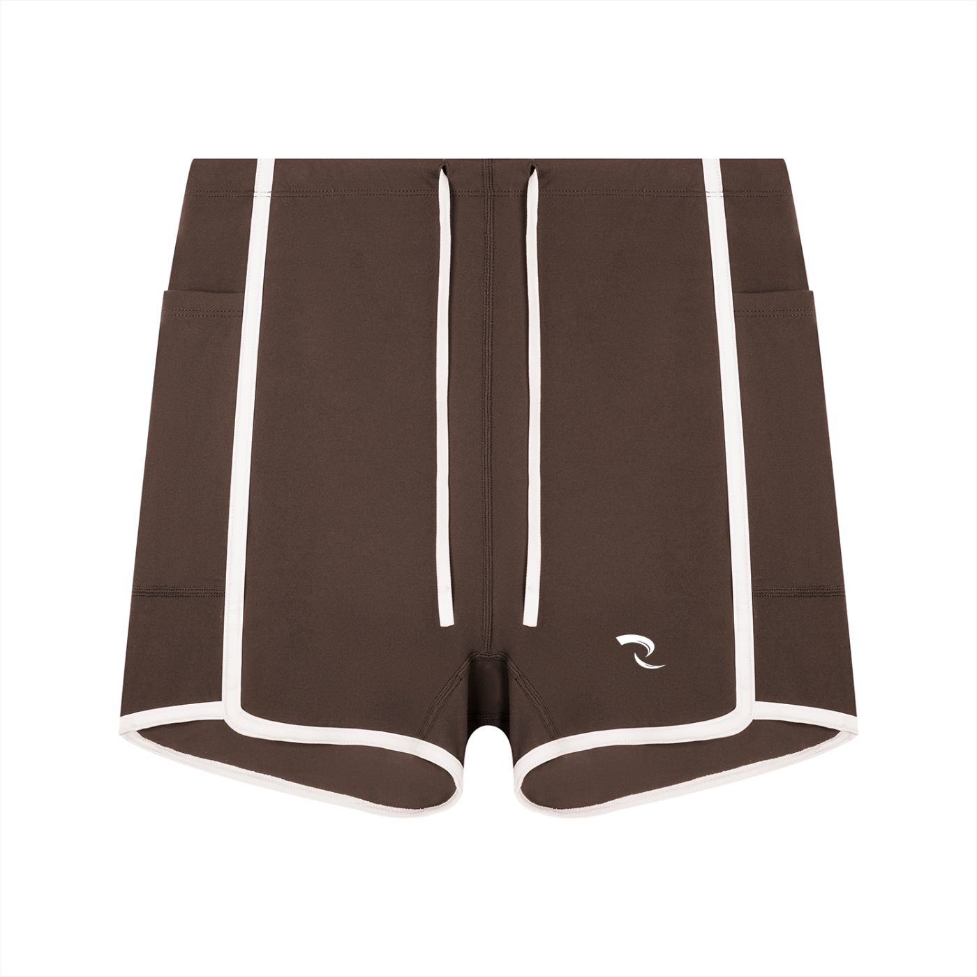 Women's High Rise Color Block Yoga Shorts