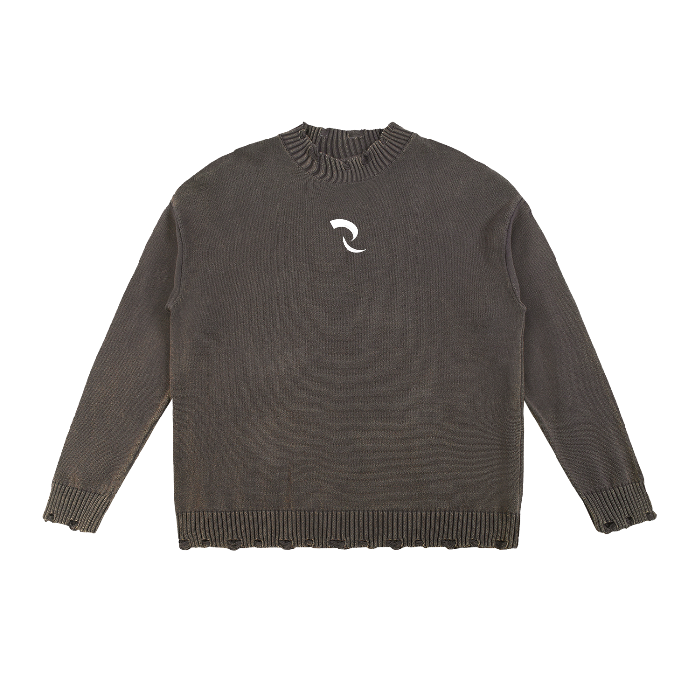 RLV- LEVEL 01/Vintage Washed Hand-Frayed Sweater
