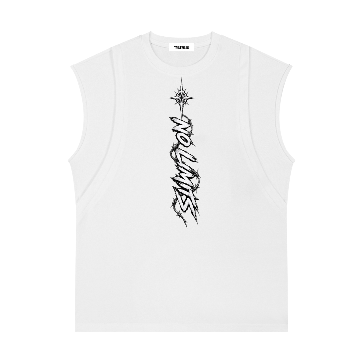 KURO-Spliced Panel Sleeveless